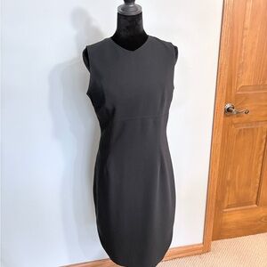 Ann Taylor Elegant Black Sleeveless Mini Dress